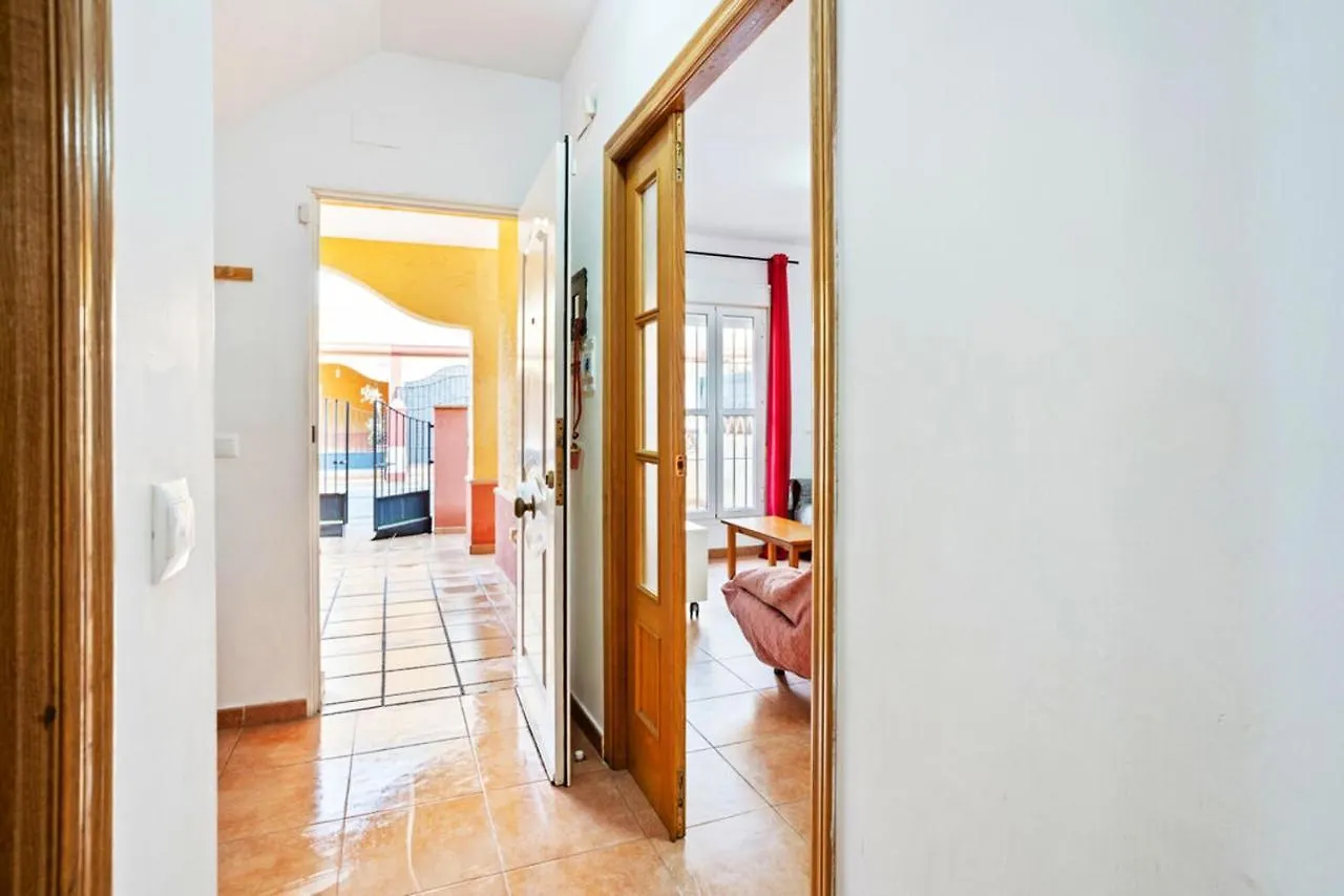 Nyaraló Inviting House In Lepe With Shared Pool. Villa